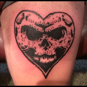 Alexisonfire skull heart i did the other day