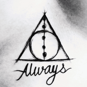 #megandreamtattoo i would love to get this on one of my fingers however without the "always" bit. #harrypotter #deathlyhallows 
