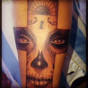 #gunnart Tattoo Studio La Paz - Bolivia #catrinainside gorgeous work by Gunnar Quispe