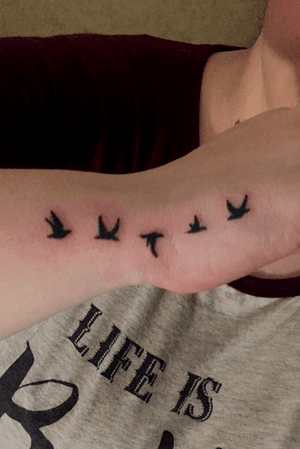 “Free Bird” tattoo