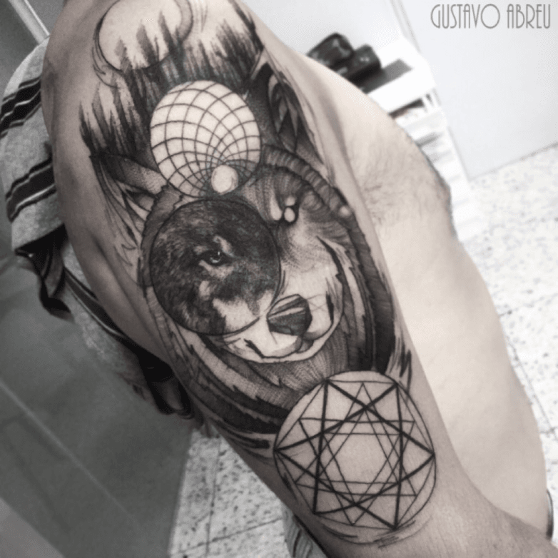 Tattoo uploaded by Gustavo Abreu • #blackwork #dotwork • Tattoodo