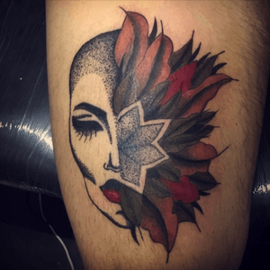  #tattoo #dotwork #dotworktattoo #mandala #nature #mask #sineadoconnor #maryjobodyart #gloriousofpain #brasil #rj #sg #sp