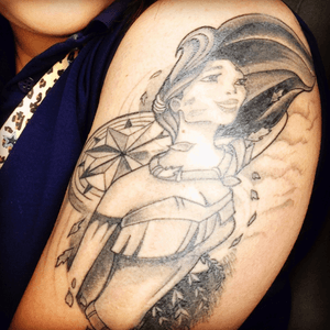 this piece was done in #italy by #ilmike. my love for #Pocahontas is obviously real!