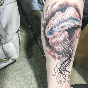 Portuguese Man of War done by AaronIs #bloodline #hawaii #geometric 