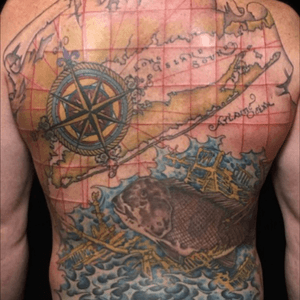 Tattoo by Lark Tattoo artist/owner Bruce Kaplan. See more of Bruce's work here: http://www.larktattoo.com/long-island-team-homepage/bruce/#fish #fishtattoo #ocean #oceantattoo #nauticaltattoo #colortattoo #blackfish #blackfishtattoo #longisland #longislandtattoo #backtattoo #NYtattoo #tattooart #tattooideas #tattoo #tattoos #tat #tats #tatted #tattooist #tattooed #tattoooftheday #inked #inkedup #tattoooftheday #amazingink #bodyart #tattooig #tattoosofinstagram