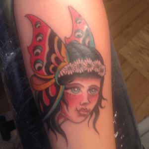 Danish Fairy by Anders at Le Fix City Tattoo in Coppenhagen, Denmark. 