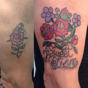 #rose#flowers#tattoorework#tattoo 
