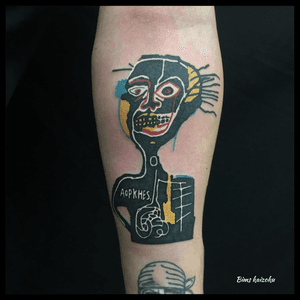 Représentation d’une des œuvres de @basquiatart #bims #bimstattoo #bimskaizoku #paris #paname #paristattoo #tatouage #tatouages  #basquiat #art #streetart #streetstyle #tttism #ink #inked #oeuvre #street #pic #pictureoftheday #love #hate #tattoo #tattoos #tattooartist #tatt #tatts #tattooer #tattoostyle #blackworkers 