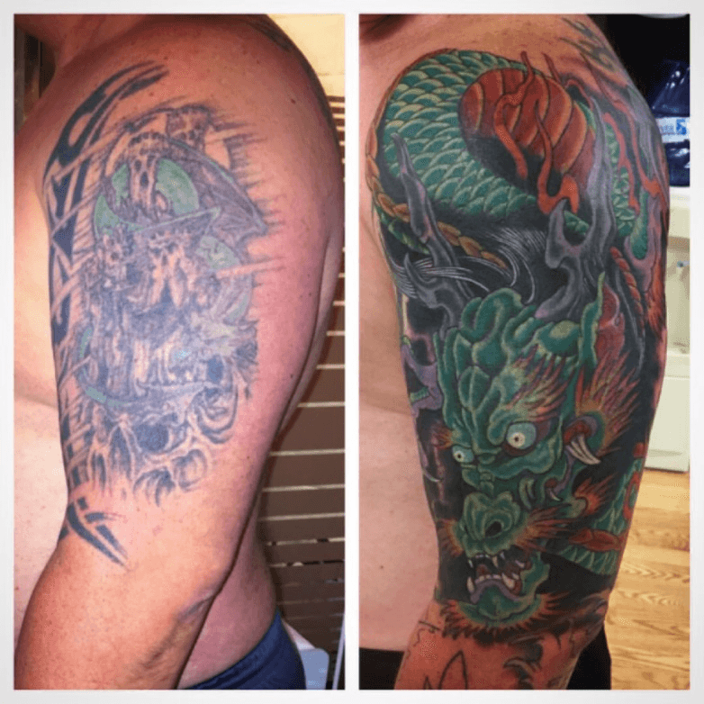 Best Cover Up Tattoos in Phuket  Retouch Tattoo Phuket  Patong Tattoo