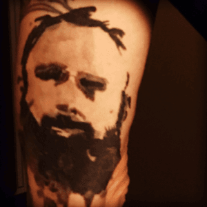 Neil Fallon portrait. Done by TJ Hodge, Eternal Tattoos. 