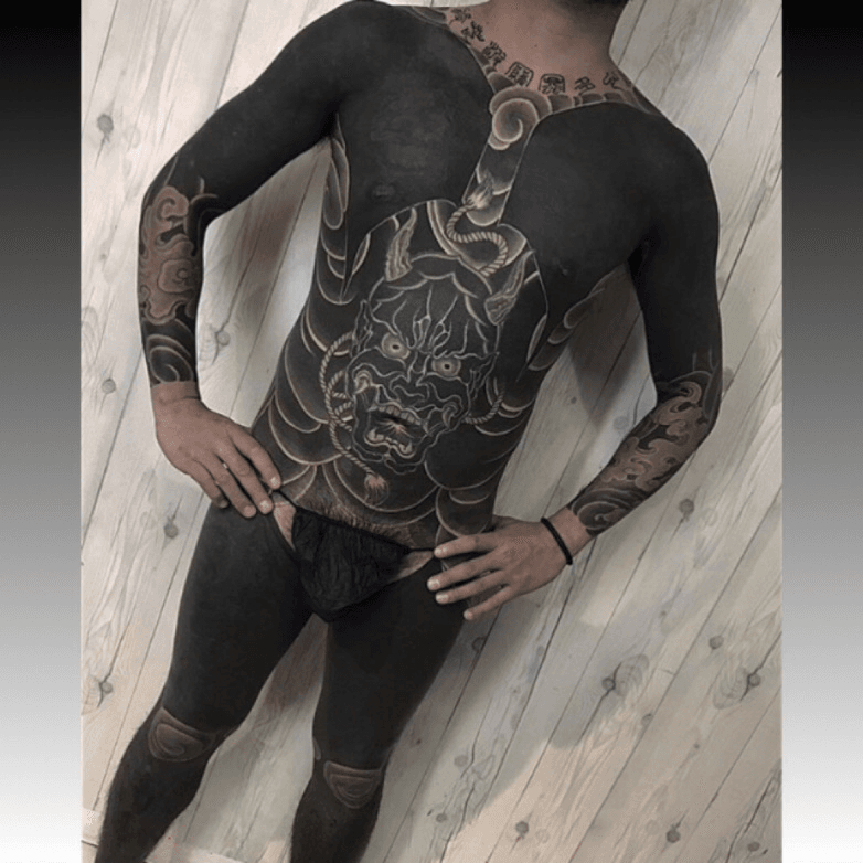 Japanese Body Suit Tattoo  Red Rocket Tattoo