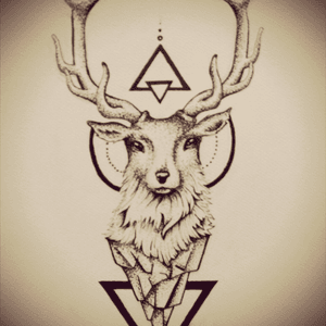 Stags antlers to me represents rise and fall. Which is apart of nature and life #megandreamtattoo