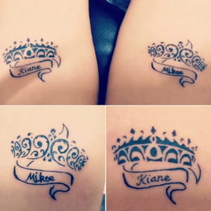 Tattoos by myttoos.com - King 🤴♠️ + Queen 👸❤️