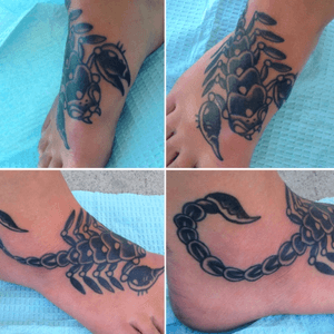#scorpion#scorpiontattoo #boldasfuck #tattoo 