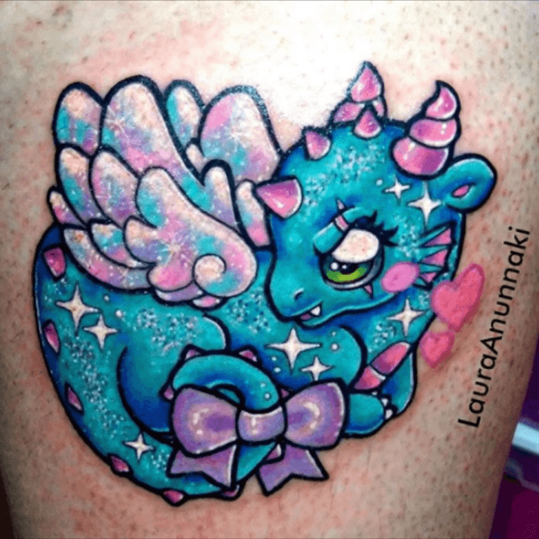 Top 144+ cute baby dragon tattoo best