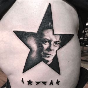 David Bowie tribute piece done by Sue at our shop #davidbowie #tattoo 