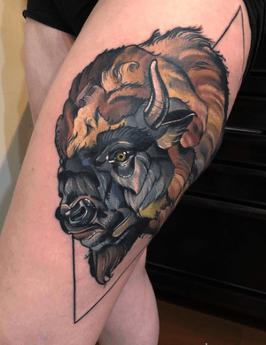 #bison #tattoo 
