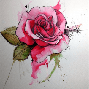 Dying to get this water colour rose done!!! #Rose #WaterColour #NextTattoo