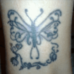 #firsttattoobutnotthelast Done in 2001 👌 #butterfly 
