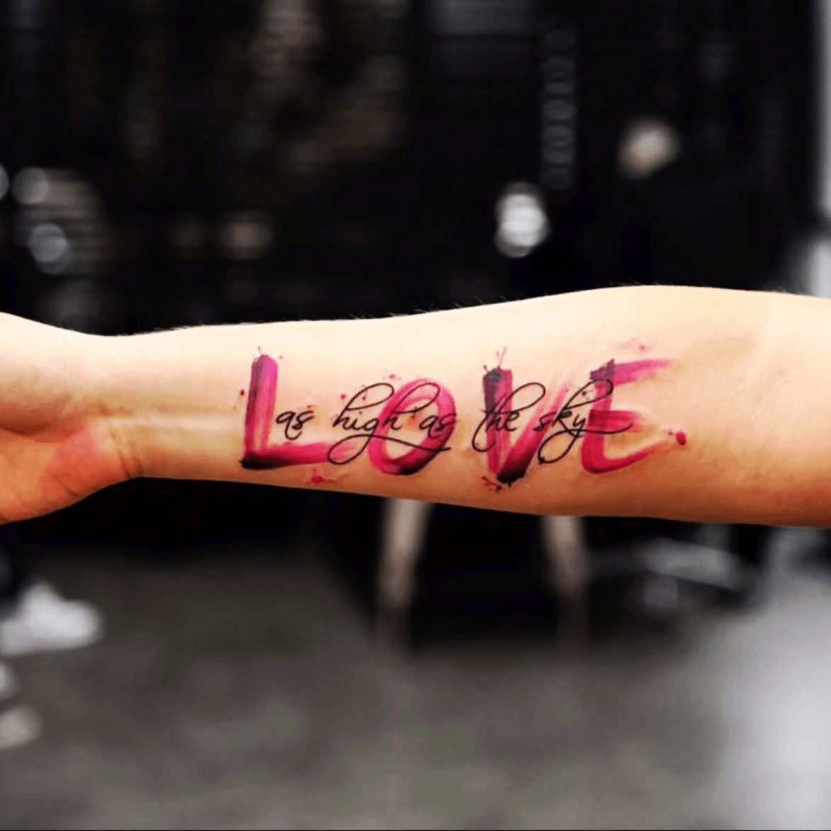 one love tattoo lettering  Mack TN  Flickr