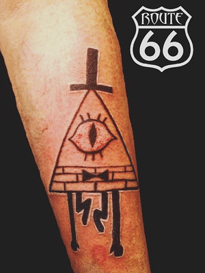 “Bill cipher” from gravity falls.