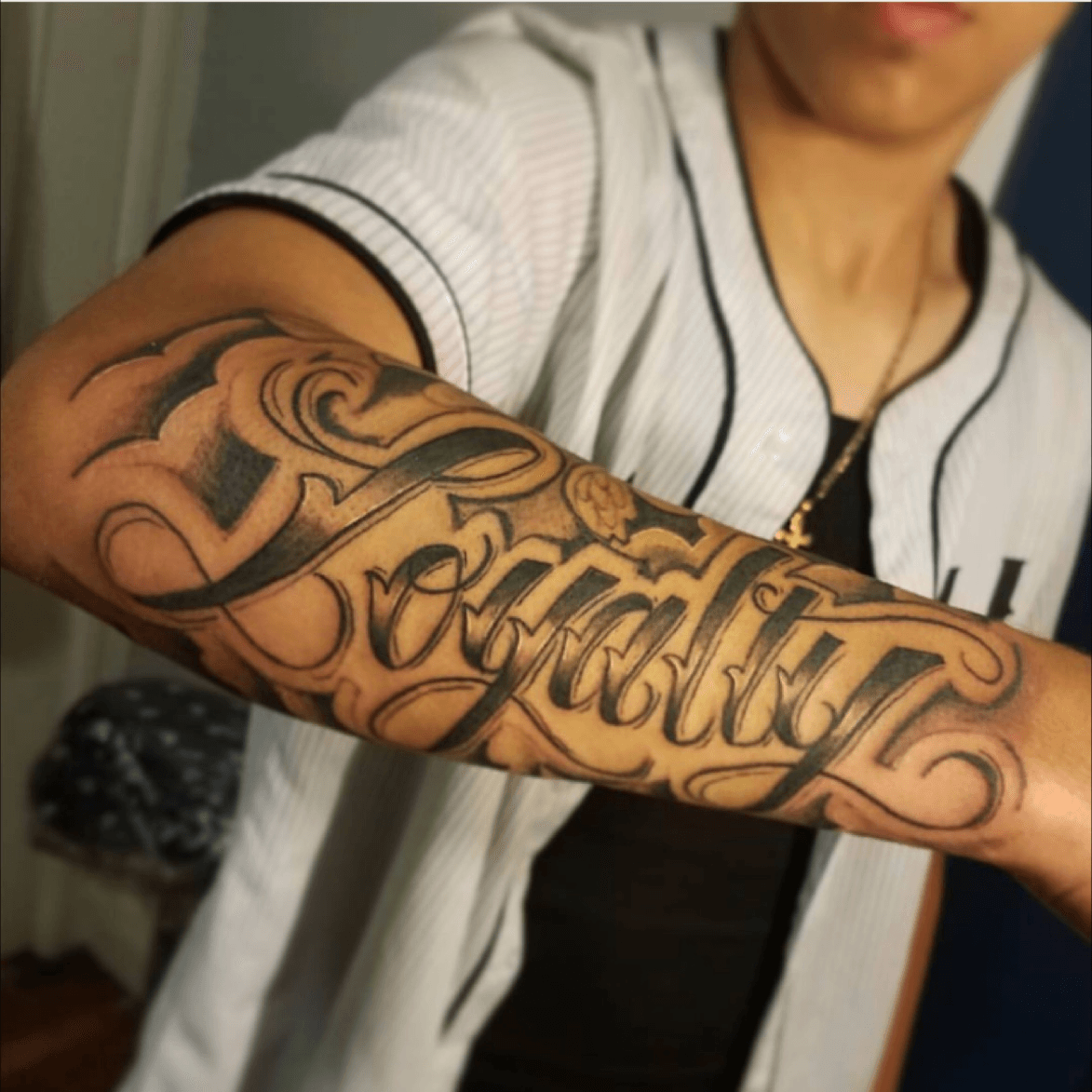 forearm tattoo cross with cloudsTikTok Search