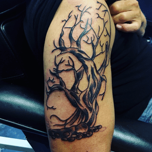Treeeee #tattoo #tattoos #tat #ink #inked #tattooed #tattoist #coverup #art #design #instaart #instagood #sleevetattoo #handtattoo #chesttattoo #photooftheday #tatted #instatattoo #bodyart #tatts #tats #amazingink #tattedup #inkedup