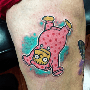 Awesome #ralph #tattoo by #GaryParisi of #maydaytattooco #simpsons #thesimpsons 