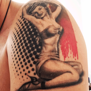 Author: Toni owner at Skink tatoo in São Paulo, Brasil #ink #pinup #pinupgirl 