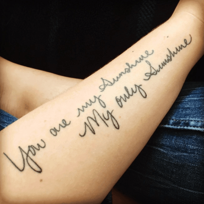 101 Amazing You Are My Sunshine Tattoo Ideas You Need To See  Outsons   Mens Fashion Tips And St  Sunshine tattoo Tattoos for daughters Sunshine  tattoo small