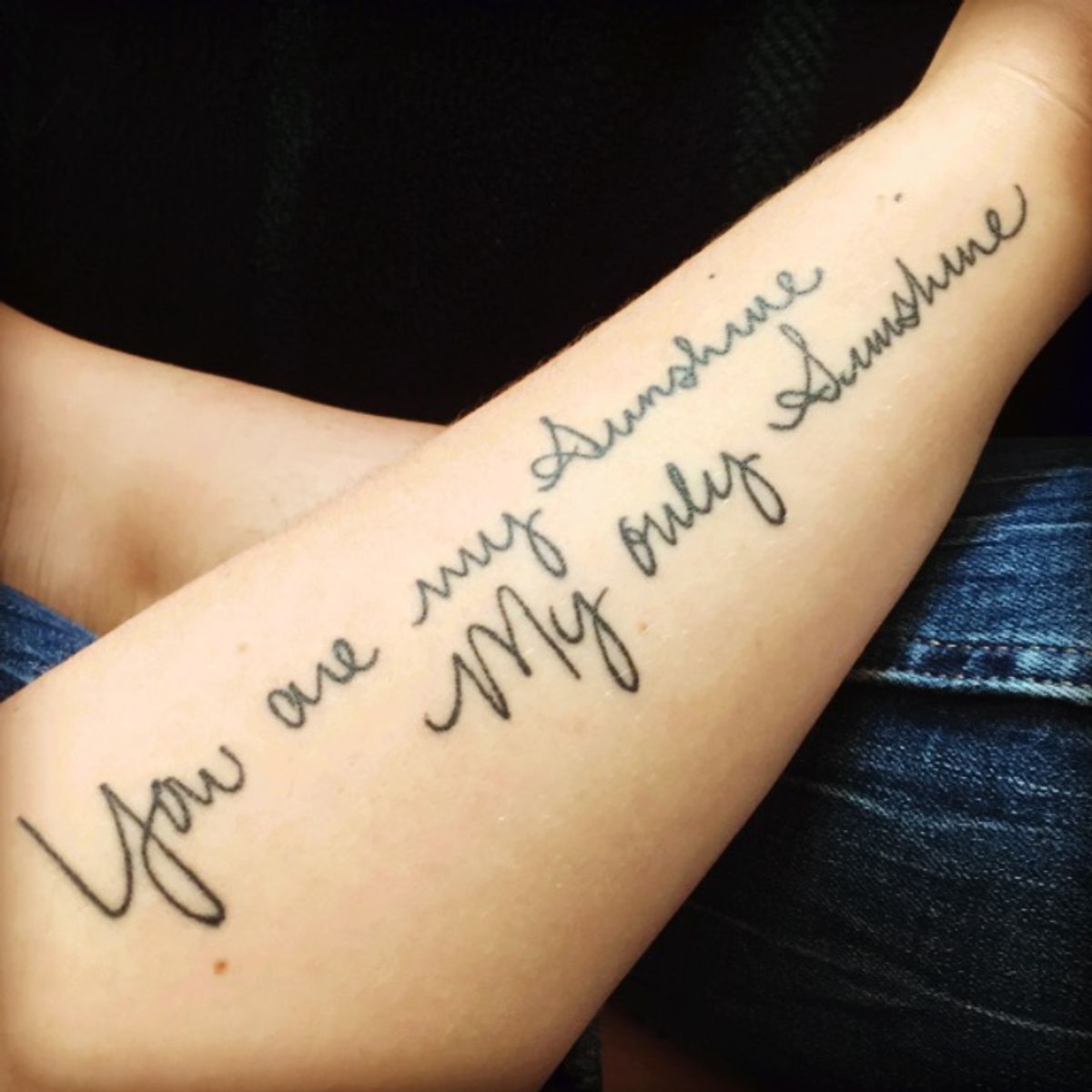 Tattoo Uploaded By Emma Blankley You Are My Sunshine My Only Sunshine Tattoodo