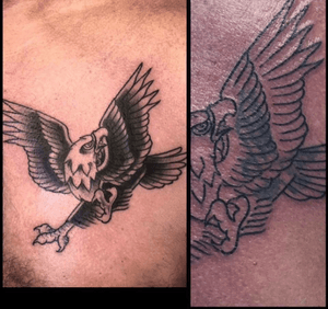 Done by Bram Koenen - Resident Artist.                         #tat #tatt #tattoo #tattoos #amazingtattoo #ink #inked #inkedup #amazingink #coverup #coveruptattoo #bird #birdtattoo #chest #chesttattoo #chestpiece #tattoolovers #inklovers #art #culemborg #netherlands
