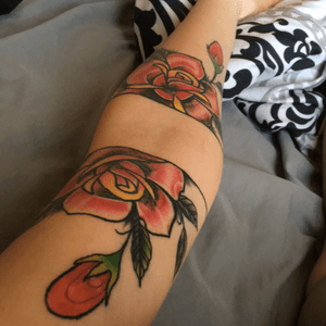 The beginning of my sleeve #roses 