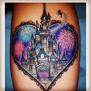 OR I WOULD ALSO LOVE TO GET CINDERELLAS CASTLE #megandreamtattoo 