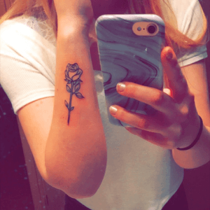 In love with my first tattoo 🥀