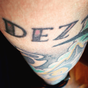 To honor Dez Fafara. #dezfafara #tattooed #letters #metal #polo #metalhead #tattooedinbolivia