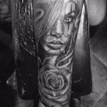 #tattoo#tattooink#tattoolove#tattoolife#ink#inkwolrd#roma#italy#instadayly#instagood#insta#instalife#mylife#lovemyjo#tattootime#tattoopeople#inkboy#girl#face#roses #rose