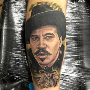 Doc Holiday from Tombstone. #valkilmer #colour #portrait #realism #imyourhuckleberry 
