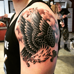 My first tattoo #traditional #traditionaleagle 