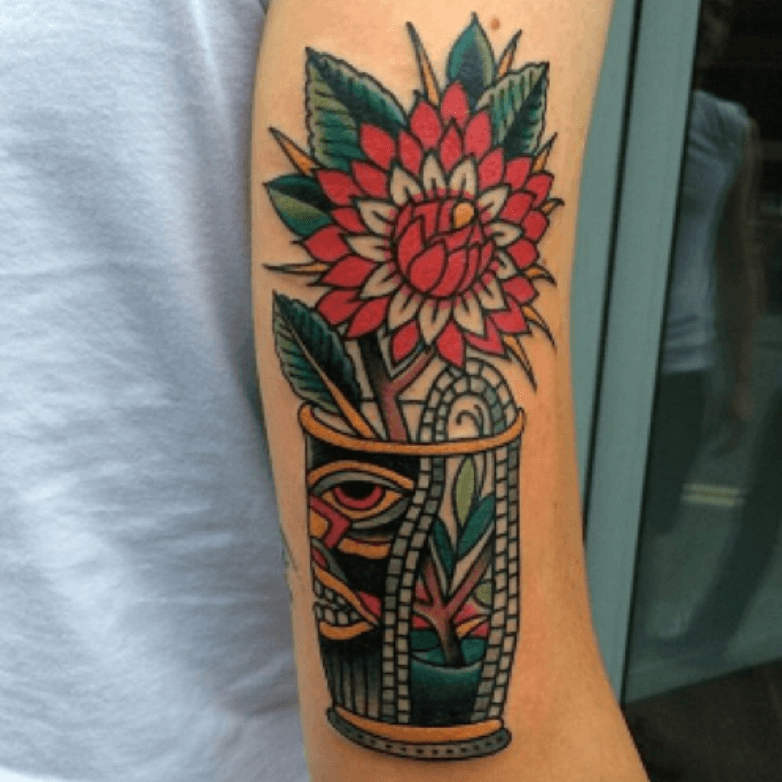 Tattoo Nelumbo nucifera Aztec Symbol Aztec Flower Tattoos leaf logo  symmetry png  PNGWing
