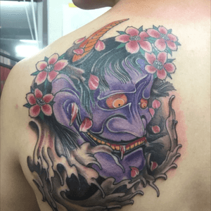 Done in Iwakuni, Japan traditional Japanese style with pins and hammer. 