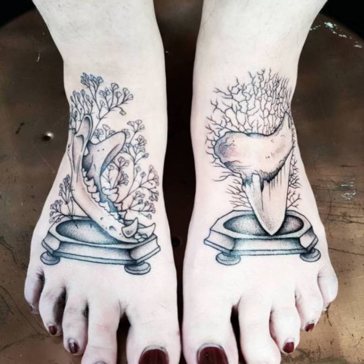 Tattoo uploaded by Ruby Gore • Blackwork Curio Tattoos • Tattoodo