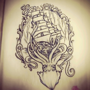 I love anything ocean! One day i will get a kraken tattoo #dreamtattoo #kraken #piratelyfe 