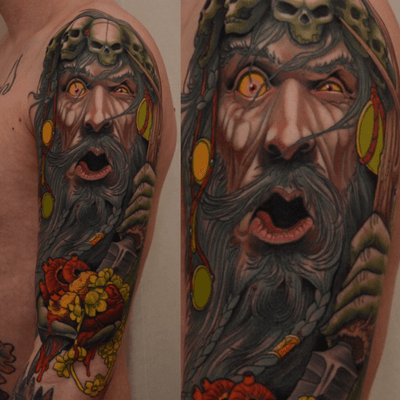 Finished this today! Thanks Ludvig! #tattoo #druid 