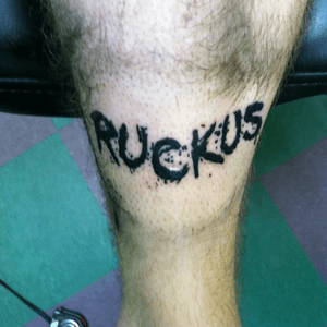 Ruckus. Done by Roy Gold in Souix City, IA #roygold #ruckus