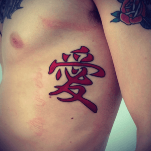 Chilam Watercolor Small Red & Black Rose Mandala Temporary Tattoos