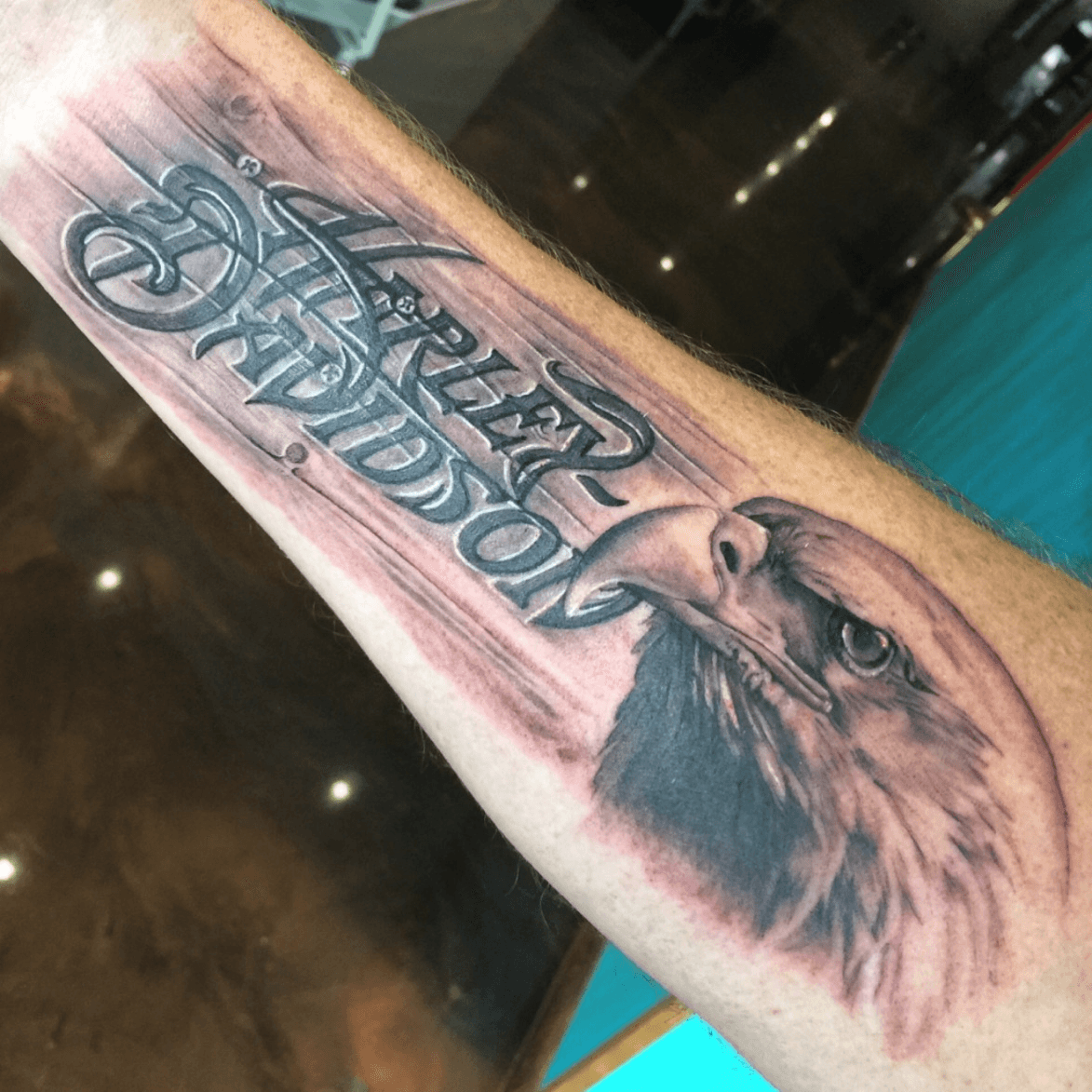 Gold Tattoo  Harley Davidson Eagle by Dickie dickiegold GOLD TATTOO Top  Quality Tattoos in the centre of Eindhoven goldtattoo goldtattooeindhoven  bergstraat37 debergen debergeneindhoven eindhoven eindhoventattoo  tattooshop tattoodo 