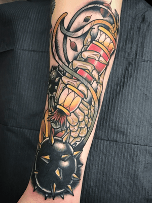 #neotraditional #neotraditionaltattoo #tattoooftheday #epicflail