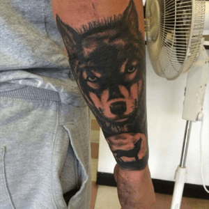 My second tattoo, #sleevedreams #wolf #likeforfollow 
