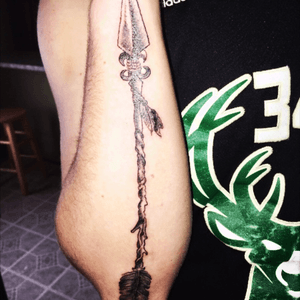 My second tattoo january of 2017 #arrow #Sagittarius #upstate #newyork 
